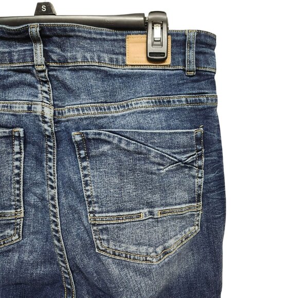 BKE Women 33x31.5 Parker Boot Stretch Jeans Blue Universal Fit Bootcut High Rise - Picture 10 of 16